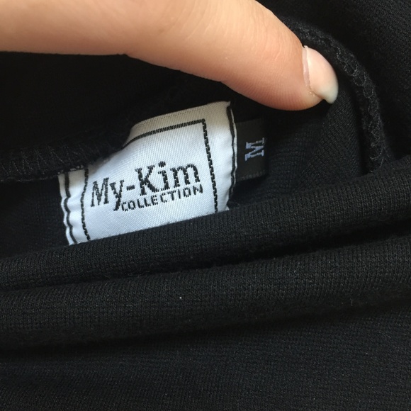 My-Kim collection black envelope skort high rise - Picture 6 of 8